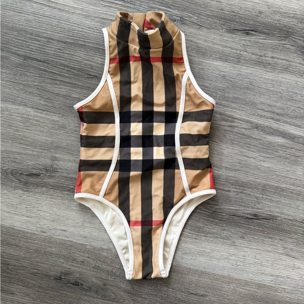 Burberry Kids One Piece Swimsuit